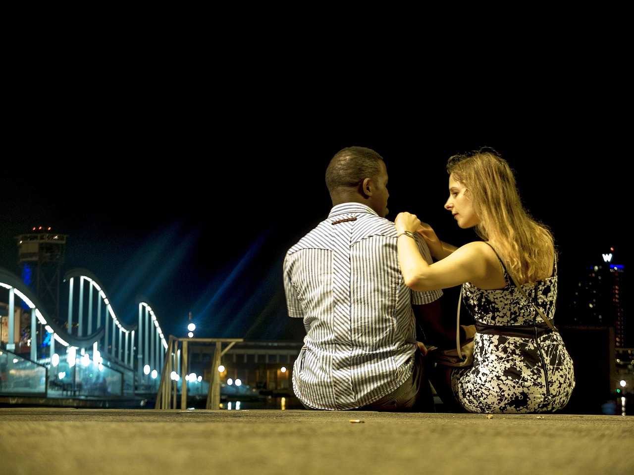 Couple sitting