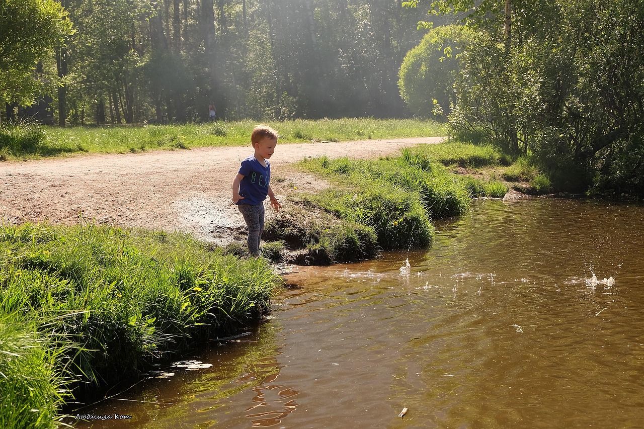 Baby outdoors