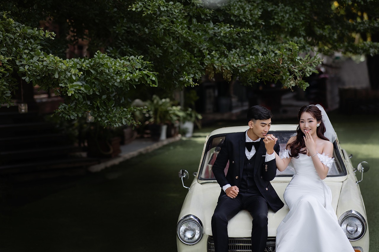 Couple wedding
